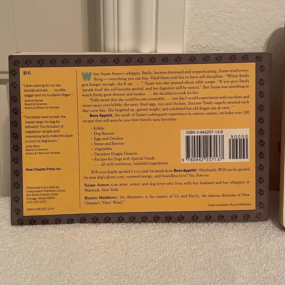Two Cookbooks For Dogs